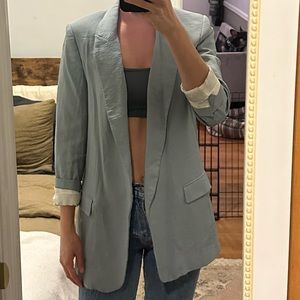 Zara - light blue blazer